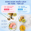 Hộp thủy tinh tròn Likado chịu nhiệt, nắp đậy kín, dùng được trong lò vi sóng