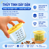 Hộp thủy tinh Likado trữ đồ ăn dặm cho bé có vạch chia, nắp silicone an toàn