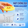 Hộp thủy tinh Likado trữ đồ ăn dặm cho bé có vạch chia, nắp silicone an toàn