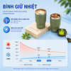 Bình giữ nhiệt Likado inox 304 cao cấp giữ nhiệt lâu dung tích 480ml