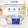Hộp thực phẩm chữ nhật Likado inox 304 dung tích 350ml, 550ML, 850ml, 2800ml