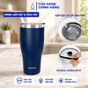 Bình giữ nhiệt Likado inox 304 nắp bật  ống hút dung tích 890ml