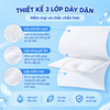 Bông tẩy trang 222 miếng Likado 3 lớp 2 mặt chất liệu Cotton túi 222 miếng