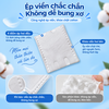 Bông tẩy trang 222 miếng Likado 3 lớp 2 mặt chất liệu Cotton túi 222 miếng