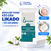 Bông đắp toner lotion mask kéo dãn Likado túi 300 miếng cotton mềm