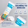 Bông tẩy trang Likado miếng tròn 100 miếng (bông cây)