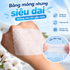 Bông tẩy trang Likado túi 600 miếng kích thước 6cmx5cm