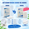 Khăn khô đa năng Likado 400gr kích thước 15x20cm