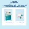 Khăn lau mặt dùng 1 lần spa dạng rút túi lớn 240 TỜ LIKADO kích thước (20x20cm)