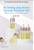 Set 4 lọ tế bào gốc chứa tinh chất  làm trắng da từ Vitamin C - Atomy Synergy Ampoule Vita Luminous Set - 애터미 시너지 앰플 비타 루미너스 세트 - Набор светящихся ампул Atomy Synergy Ampoule Vita