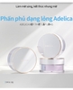 Bột phấn phủ 2 màu xanh/tím với khả năng bám dính cao và tạo lớp trang điểm bóng mờ và hoàn thiện nhung mờ - Atomy Adelica Loose Setting Powder - 아델리카 루스 세팅 파우더 - Аделика Рассыпчатая пудра для лица