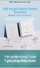Mặt nạ lụa tơ tằm Hydrogel chứa chiết xuất 7 loại thảo mộc căng mịn, trắng sáng làm chậm lão hoá da (14 cái) - Atomy SOLUTIONS GEL MASK  - 세븐솔루션 겔 마스크 - Гелевая маска Seven Solution