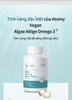 Omega 3 chiết xuất từ tảo biển cho người ăn chay chứa hàm lượng cao DHA & EPA theo tiêu chuẩn rTG dễ hấp thu giúp cải thiện tim mạch và trí não - Atomy Vegan Algae rTG Omega 3 - 애터미 비건 조류 알티지 오메가3 - Atomy Веганские водоросли rTG Omega