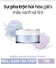 Bột phấn phủ 2 màu xanh/tím với khả năng bám dính cao và tạo lớp trang điểm bóng mờ và hoàn thiện nhung mờ - Atomy Adelica Loose Setting Powder - 아델리카 루스 세팅 파우더 - Аделика Рассыпчатая пудра для лица