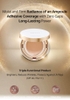 Phấn nước chứa tinh chất sợi Collagen với vàng 24K, tạo lớp Makeup bền màu, lâu trôi và giảm nếp nhăn  - Atomy Adelica The New Gold Collagen Ampoule  - 애터미 아델리카 더뉴 골드 콜라겐 앰플 쿠션 - Аделика Коллаген Кушон (кушон + рефил 1 шт.)