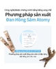Hồng sâm Hàn Quốc nguyên chất 100%,  hàm lượng ginsenoside Rg1, Rb1 và Rg3 lên đến 20mg/1 gói, tăng cường miễn dịch, cải thiện trí nhớ, chống oxy hoá, đẹp da, giảm căng thẳng mệt mỏi (1g x 60 gói) - Atomy Korea red Ginseng Spherical Granule  - - 애터미 고려홍삼구형과립 - Атоми Хонсамдан Женьшень
