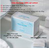 Bông tẩy trang cotton từ sợi bông hoàn toàn tự nhiên an toàn, không chứa chất tẩy trắng, không gây dị ứng cho da -  Atomy mild cotton - 애터미 마일드 코튼 - Атоми мягкий хлопок.