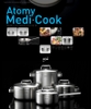 Nồi hấp bằng thép không rỉ STS316 - Atomy Medi Cook 5.4L