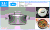 Nồi bằng thép không rỉ STS316 3.3 lít-  Atomy Medi Cook 3.3 l