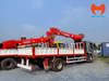 Toàn cảnh xe tải Chenglong M3 gắn cẩu Kanglim KS1256G-II tại bãi xe
