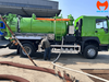 Cận cảnh bảng điều khiển và cuộn vòi phun áp lực cao phía sau xe thông cống Howo 10 khối
