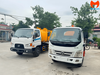 Cận cảnh hệ thống bơm chân không vòng nước công suất 18.5 kW trên xe hút chất thải 6 khối Hyundai W11S