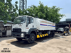 Xe bồn chở xăng ISUZU FVM 1500 màu trắng nhìn từ góc trước bên trái