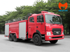 Xe chữa cháy Hyundai HD260 nhìn góc ba phần tư