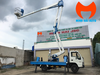 Xe thang nâng người 20 m Socage triển khai cần gấp khúc và chân chống tại xưởng