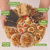 Mix 6 loại bánh hạt gói 500gr
