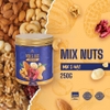 Mixed nuts 5 loại hạt dinh dưỡng Macca, Óc Chó Vàng, Óc Chó Đỏ, Hạt Điều, Hạnh Nhân ( hũ 250gr )