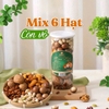 Mixed Nuts 6 loại hạt dinh dưỡng Macca, Óc Chó, Hạnh Nhân, Hạt Thông, Hồ Đào, Hạt Dẻ Cười chưa tách vỏ