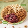 Copy of Mixed nuts 4 loại hạt dinh dưỡng Macca, Óc Chó Vàng, Óc Chó Đỏ, Hạnh Nhân đã tách vỏ ( hũ 350gr )