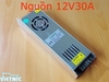 NGUỒN XUNG 12V 30A DẸP - BH 2 NĂM