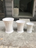 Chậu Ống Khắc Lá Trúc