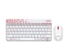 LOGITECH MK240 WIRELESS (KEYBOARD + MOUSE) - TRẮNG ĐỎ