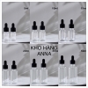 chai THUỶ TINH TRONG SUỐT Đựng tinh dầu 10ml/ 20ml/ 30ml/ 50ml/ 100ml - Lọ chiết Mỹ phẩm , chiết nước hoa xịt sương , bóp giọt - CHAI CHIẾT MỸ PHẨM , đựng nước Hoa