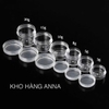 HỦ NHỰA NHỎ 3gr/ 5gr/ 10gr - HỦ NHỰA TRONG  NẮP HỒNG / XANH / ĐEN - Hủ nhựa vuông nhỏ- Hủ nhựa chiết Mỹ phẩm