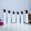 CHAI TRẮNG VÒI NHẤN XI ĐỒNG CAO CẤP  - Chai nhựa pet 100ml / 200ml / 250ml / 300ml  vòi pumb chiết Mỹ phẩm - CHAI PET NHỰA MÀU TRẮNG VÒI NHẤN ĐỰNG DẦU GỘI / DẦU XÃ