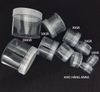 HỦ NHỰA TRONG SUỐT , NẮP ĐEN - Hủ nhỏ 3gr/ 5gr/ 10gr/ 20gr/ 30gr/ 50gr - Lọ đựng mỹ phẩm , HỦ CHIẾT KEM , ĐỰNG MẪU THỬ SPA - HỦ NHỰA NHỎ