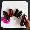CHAI HỦ NHỰA NẮP TRẮNG 2 Lớp + NÚT NHỎ GIỌT - CHAI NÂU 100ml 120ml 150ml 200ml 250ml 300ml Đựng mỹ phẩm Nắp vặn 2 lớp 