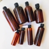 CHAI NHỰA Nâu 500ml NẮP VẶN ĐEN / TRẮNG - CHAI PET CHIẾT MỸ PHẨM , ĐỰNG THỰC PHẨM NƯỚC , ĐỰNG DẦU GỘI 