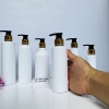 Chai vòi nhấn Xi đồng đen đựng dầu gội / sữa tắm - CHAI NHỰA PET TRONG SUỐT 100ml / 150ml / 200ml / 250ml chiết Mỹ phẩm
