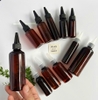 Chai Nhựa NÂU NẮP NHỌN nhỏ giọt 20ml / 30ml/ 50ml/ 100ml CHIẾT MỸ PHẨM - chai PET Trong suốt đựng mực , chiết sữa tắm , chiết mực xăm