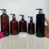 CHAI TRONG SUỐT 500ml vòi nhấn Bạc Cao cấp - Chai nhựa pet chiết dầu gội mĩ phẩm vòi pumb nhỏ giọt