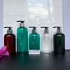 Chai đựng dầu gội 350ml 500ml - chai chiết kem Màu xanh Ngọc / Nâu / Trong / trắng đựng mỹ phẩm vòi nhấn pumb