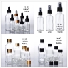 chai THUỶ TINH TRONG SUỐT Đựng tinh dầu 10ml/ 20ml/ 30ml/ 50ml/ 100ml - Lọ chiết Mỹ phẩm , chiết nước hoa xịt sương , bóp giọt - CHAI CHIẾT MỸ PHẨM , đựng nước Hoa