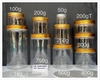 HỦ PET NẮP TRẮNG TRONG SUỐT 1kí / nửa kí chiết MỸ PHẨM - HỘP NHỰA đựng KEM 500GR 300gr 250g 200gr 100g