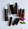 Chai NÂU nắp Nhấn Press CHIẾT MỸ PHẨM - Bình nhựa PET 30ml / 50ml / 100ml / 150ml  đựng sữa tắm