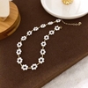 Chuỗi vòng cổ Ngọc trai Tự nhiên Cao cấp Choker - Chuỗi kết chùm hoa - SEVENLOVE PEARL (3-5ly) - CTJ1405A